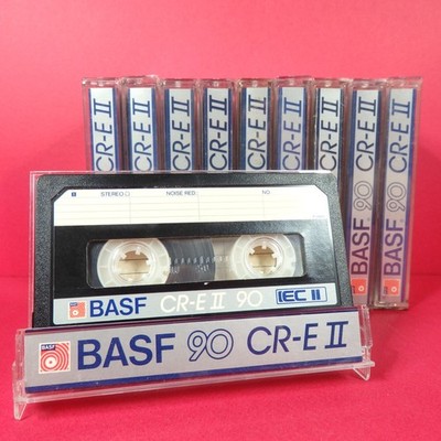   10x BASF CR-E II 90 Chrome Extra | Type 2 | Kassetten Cassettes | 1985