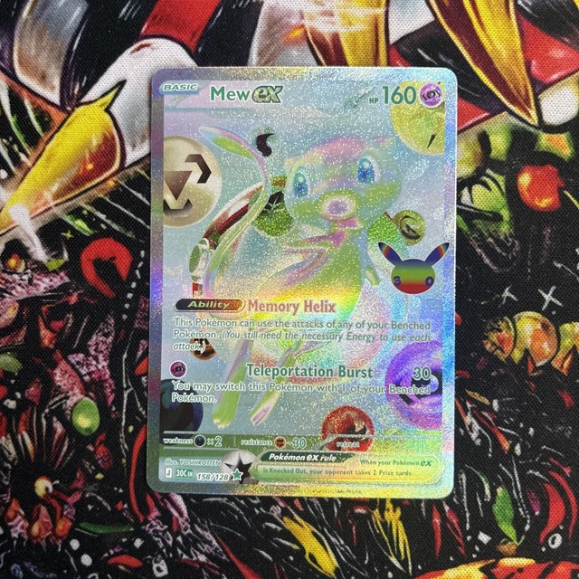 Pokemon Mew Ex 158/128 FUR Futuristic Rare - Pokemon TCG: 30th Celebration