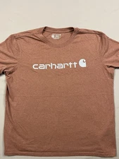 Carhartt Mens Loose Fit LightWeight Short Sleeve Logo T-Shirt Sz XL
