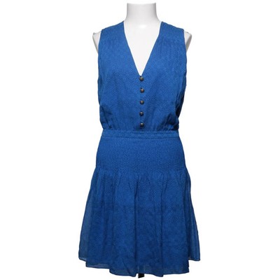Diane von Furstenberg, Kleid, Größe: 40, Blau, Elasthan/Polyester/Seide #LZk