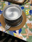 Silver Aluminum Round Bowl w/ Double Handles, 1 Gal, 10 in Dia, Gas Compatible — photo 3