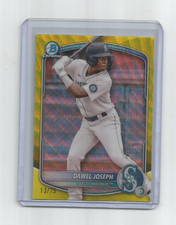 DAWEL JOSEPH (Seattle) 2025 BOWMAN CHROME PROSPECT YELLOW SHIMMER CARD #13/75