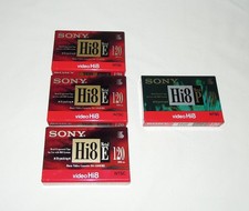 LOT 3 SONY HME VIDEO Hi8 120 MINUTE 8mm BLANK METAL TAPE CASSETTE  1 P6 120HMP