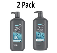 Dove Men+Care Body Wash & Face Wash for Men Clean Comfort, 30 oz -  2 PACK