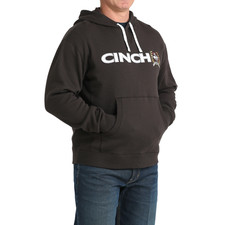 Cinch Men's Brown Logo Pullover Hoodie MWK1185025