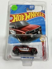 Hot Wheels '73 Honda Civic Custom Super Treasure Hunt Diecast Mint On Mint Card