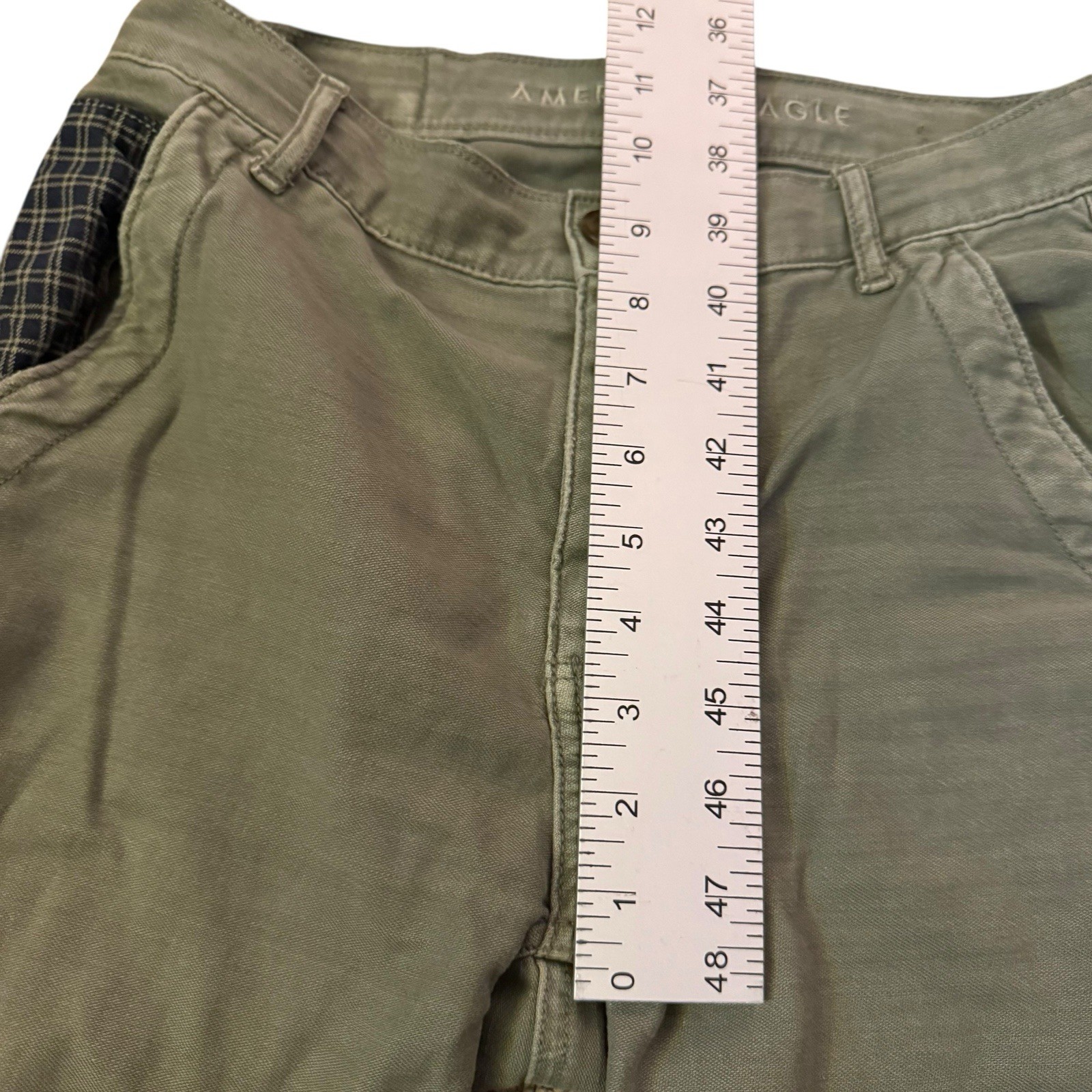 American Eagle Carpenter Patchwork Stretch Utilit… - image 9