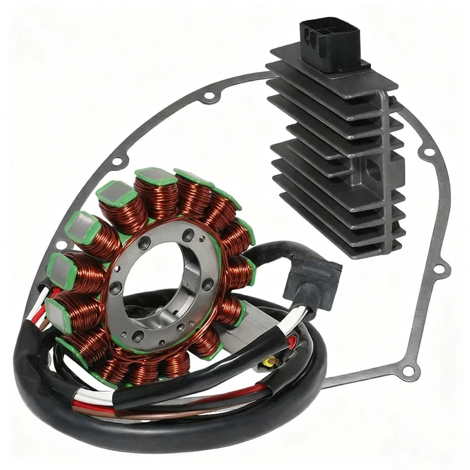 Stator&Voltage Regulator+Gasket for Kawasaki VN900 Vulcan 900 Classic LT 06-2023 - Imagem 3 de 4