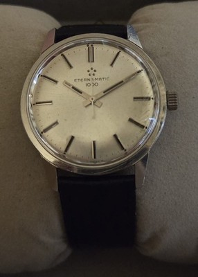 Vintage Automatic Armbanduhr Eterna-Matic  1000  in Edelstahl - Cal. 1479K