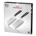 NEW Cangshan L Series German Steel Forged 2-Piece Cleaver Knife Set Black