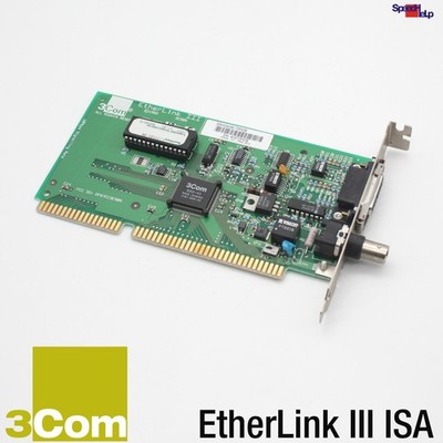 3COM ISA ETHERLINK III 3C509 8362-12 REV C A BNC Network Card Ethernet LAN Card