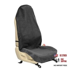 ZIMISI Waterproof Car Seat Cover Towel - Non-Slip Car Seat Protector - Black