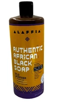 Alaffia Authentic African Black Soap 32oz All-In-One Liquid Cleanser NEW Sealed