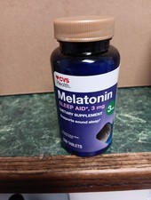 Melatonin 5mg 120 Tablets - New expires 4/27 CVS brand