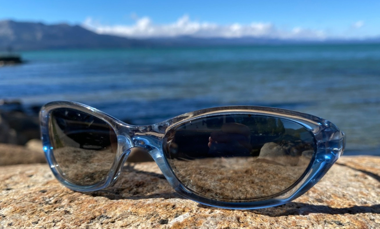 Nike Furi R. Sunglasses- Translucent Crystal Blue… - image 1