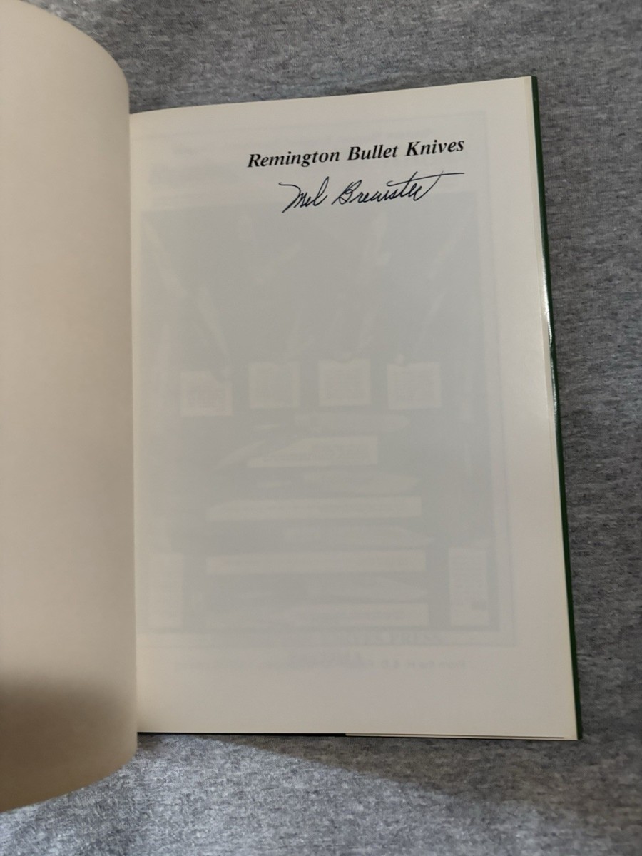 Remington Bullet Knives by Mel Brewster (1991, Hardcover) for sale