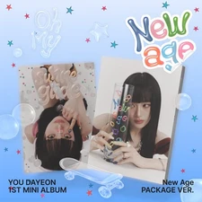 YOU DAYEON 1st Mini Album New age PACKAGE Ver. CD+Book+P.Card+Keyring+Poster+etc