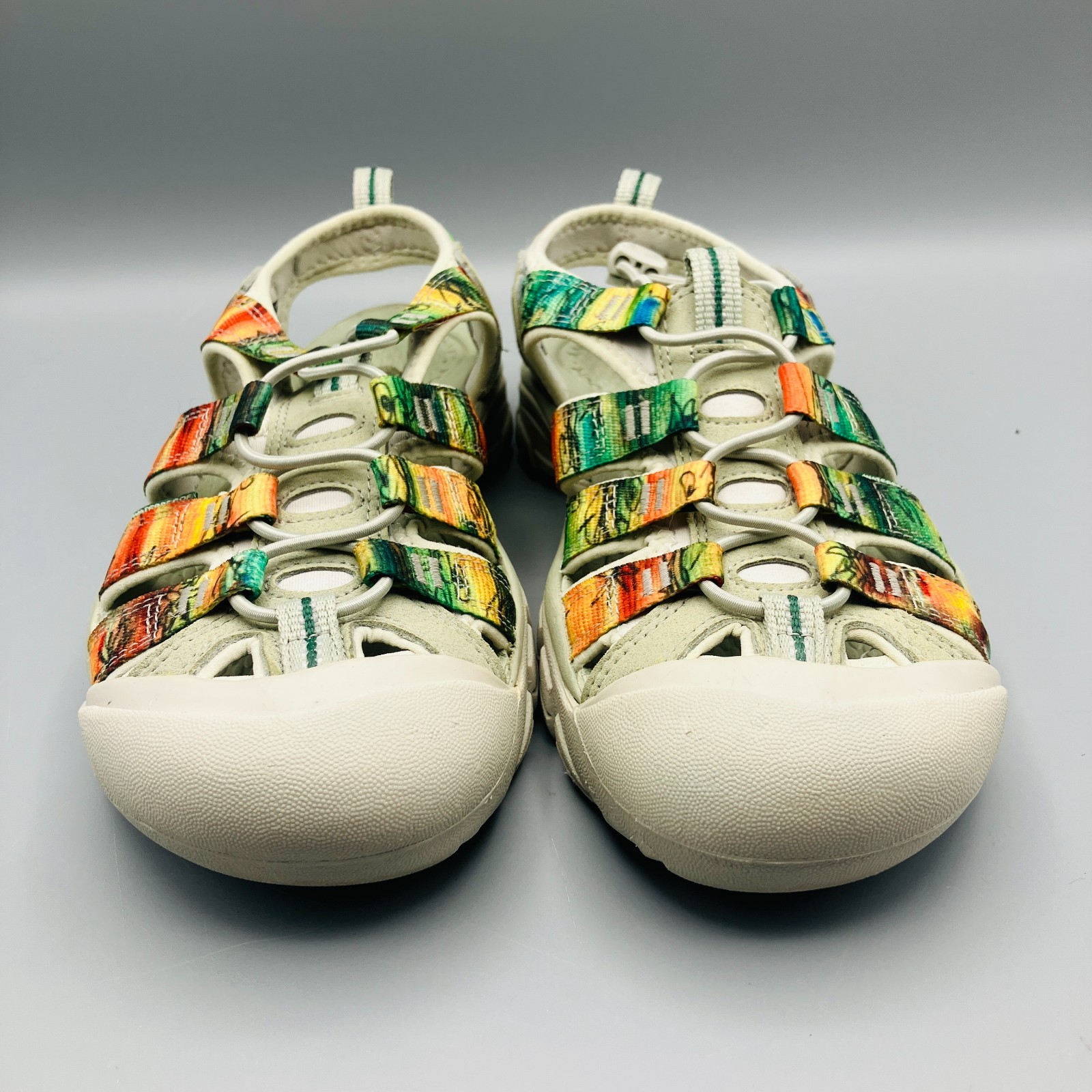 Sandali donna Keen Jerry Garcia Banyan Tree taglia 7 5 punta chiusa Newport retrò