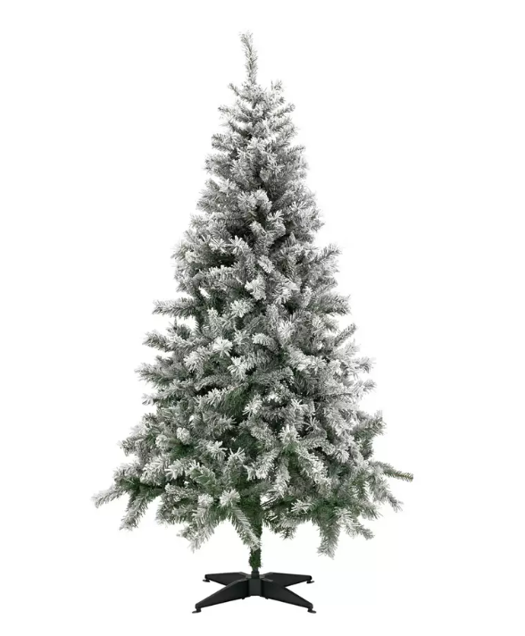 Habitat 6ft Snow Covered Green Christmas Tree 104X180cm