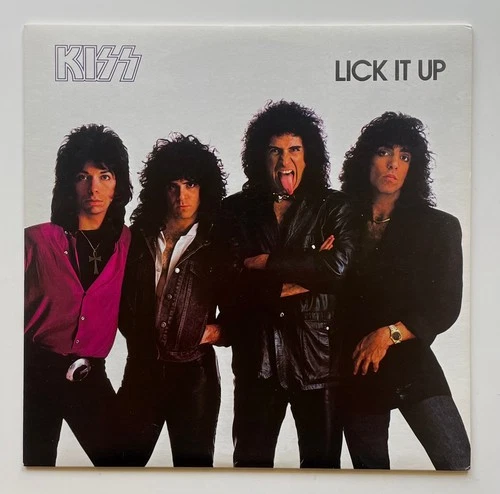 ORIGINAL Vtg 1983 KISS Album LICK IT UP Record 1ST PRESSING Vinyl Lp NEAR MINT!!