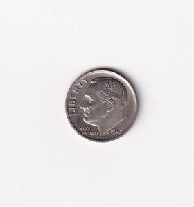 1965 Roosevelt Dime 10c Coin BU Condition #1403