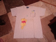 Vintage 90s Disney Winnie The Pooh Bumblebee Honey Shirt Size Small