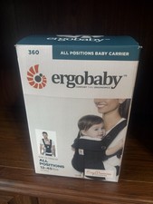 Ergobaby Omni 360 Cool Air Mesh Baby Carrier 12lbs - 45lbs Pure Black