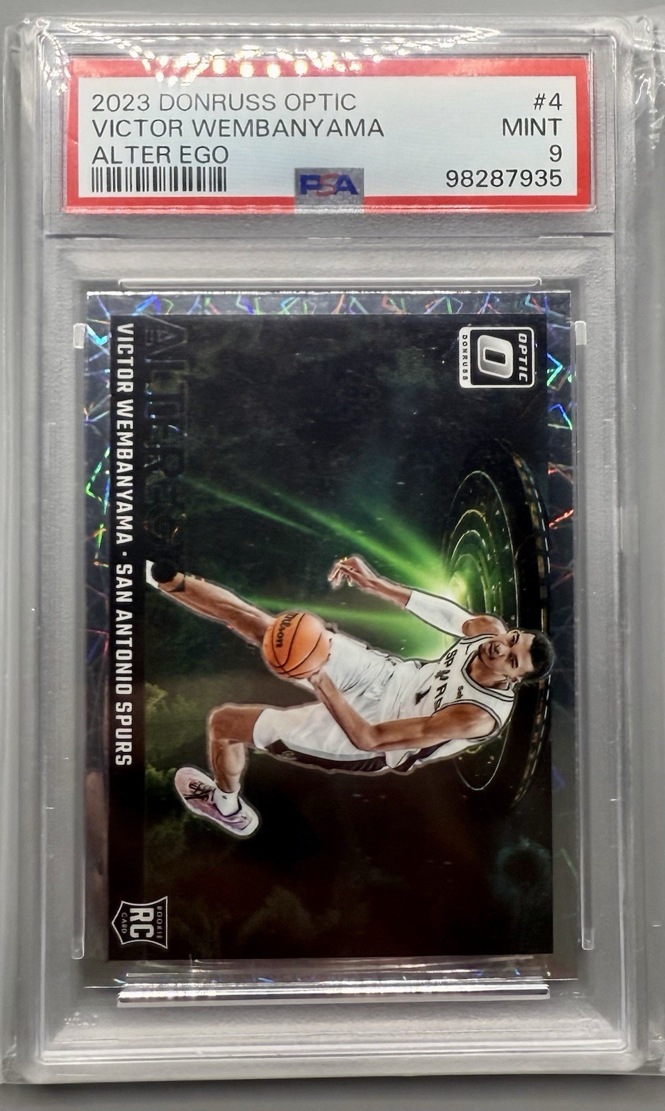 2023-24 Panini Donruss Optic Alter Ego Victor Wembanyama RC #4 - POP 18