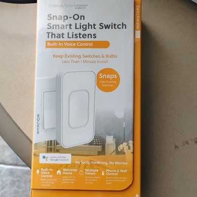 Switchmate RSM002W Snap-On Instant Smart Light Switch