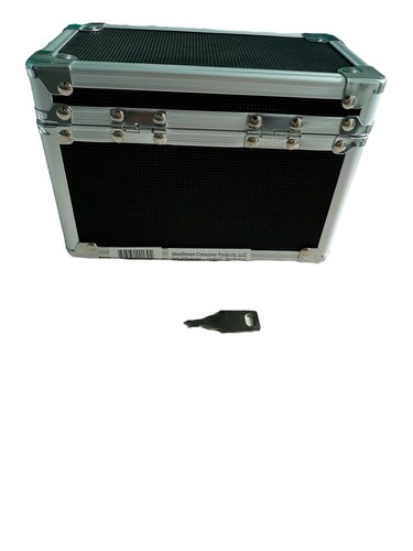 Vaultz Locking Index Card File with Flip Top Holds 350 3 x 5 Cards, Black - Picture 4 of 8
