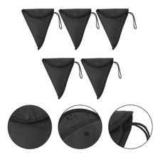 5 Pcs Portable Canvas Bag Storage Drawstring Carrying Case Ocarina