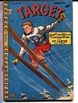 TARGET COMICS v.8 #12--1948--THE CADET--DON RICO--Golden-Age comic book ...