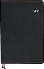 Daigo 2026 Planner, Appointment Weekly Vertical, A6, Black, E8435, 2025, Starts