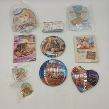 Cherished Teddies Club Member 9 Pins And One Necklace Collectable Lot