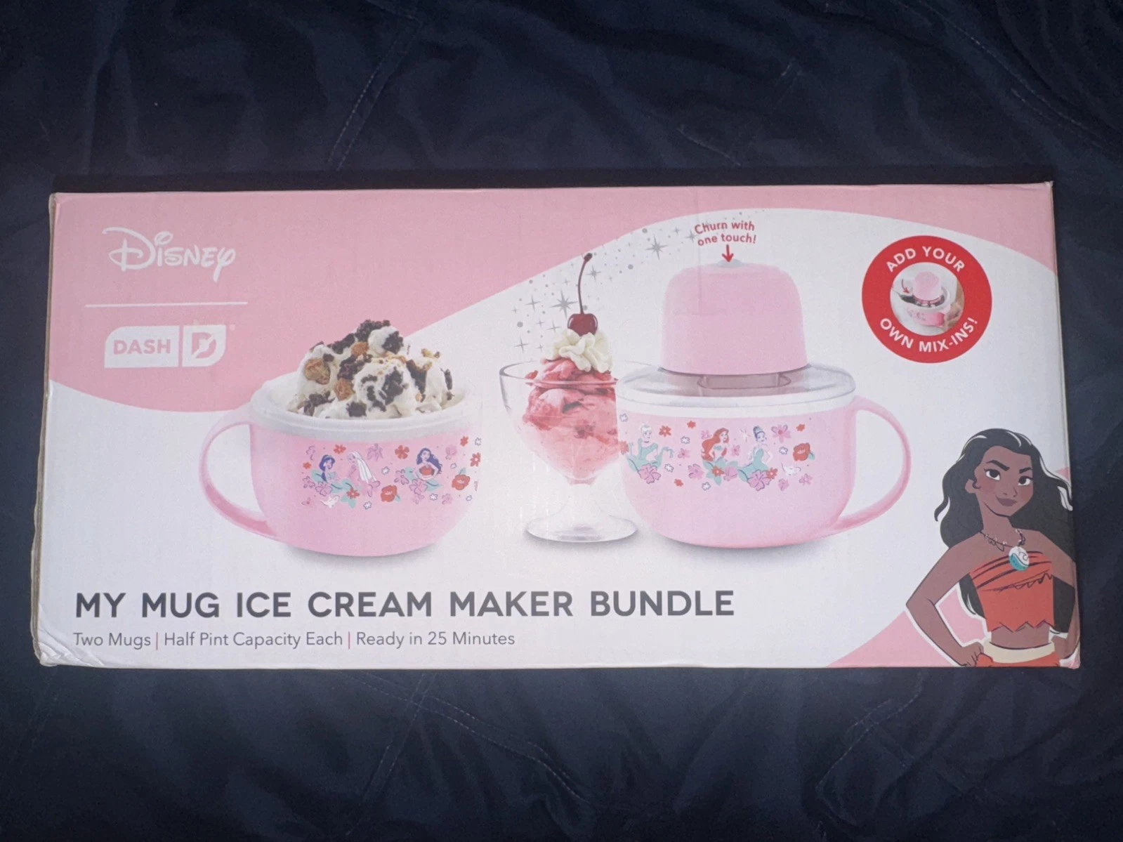 Disney Dash Princess My Mug Ice Cream Maker Bundle