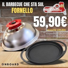 OFFERTA COPERCHIO MAGIC COOKER CUPOLA COMPRESO BISTECCHIERA