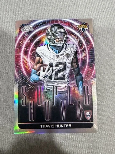 2025 Topps Cosmic Chrome Travis Hunter Base (RAW)