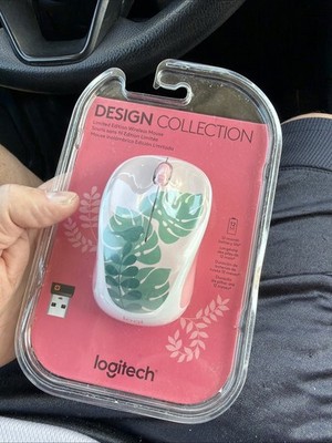 Logitech - Design Collection Limited Edition Wireless Compact Mouse with Colo...