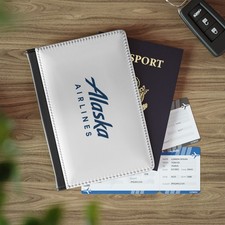 Cartera pasaporte Alaska Airlines | Porta pasaporte de viaje