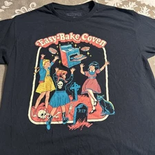 Creepy Co. T-Shirt Men SIze L Black Short Sleeve Easy Bake Coven