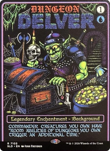MTG Secret Lair X Dungeons & Dragons: Shadowheart's Devotion Foil