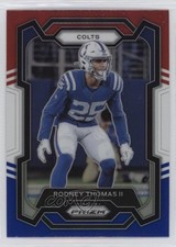 2023 Panini Prizm Red White & Blue Prizm Rodney Thomas II #130 19di
