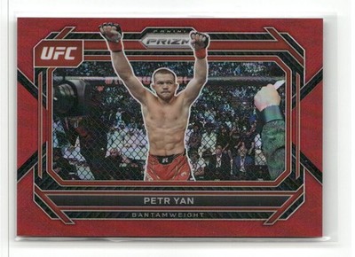 2023 Panini Prizm UFC #89 Petr Yan Red Prizms #/199