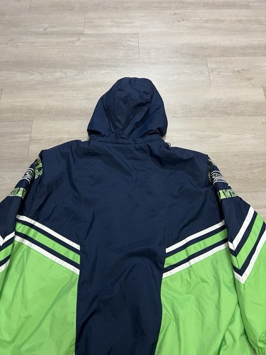 Vintage Starter NFL Seattle Seahawks Puffer Parka Coat Men’s Size 6XL - Picture 10 of 10