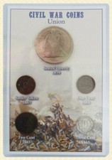 Civil War “Union” Coin set Tokens on The Hot Collector