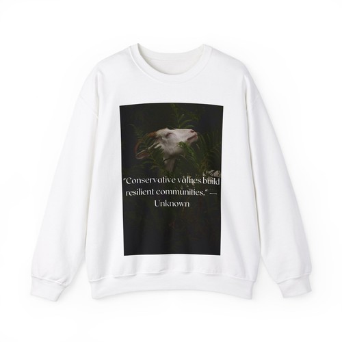 Conservative values... - Unisex Heavy Blend™ Crewneck Sweatshirt - Picture 6 of 45