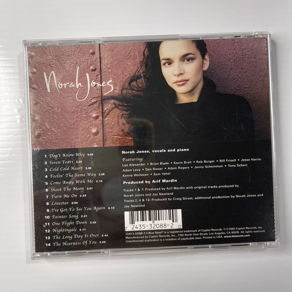 F CD Norah Jones Come Away With Me 724353208820 eBay