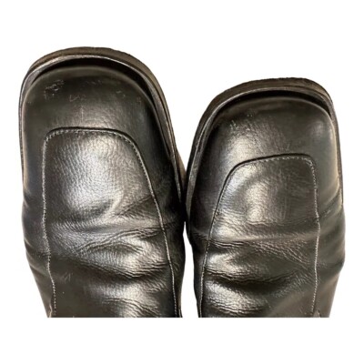 Gucci Black Leather Slip-On Loafers 9 D made in Italy Gucci Black Leather Slip-On Loafers 9 D made in Italy main image 4