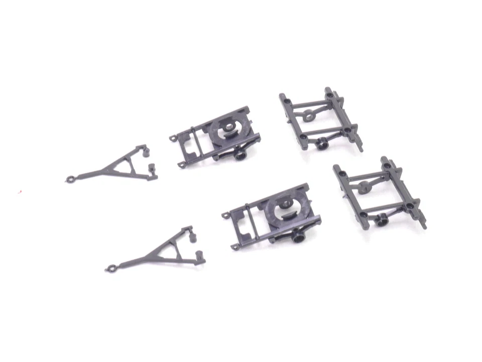 1:87 EM1228 Kibri 2x Deichsel / Drehgestell in schwarz für Umbau Eigenbau