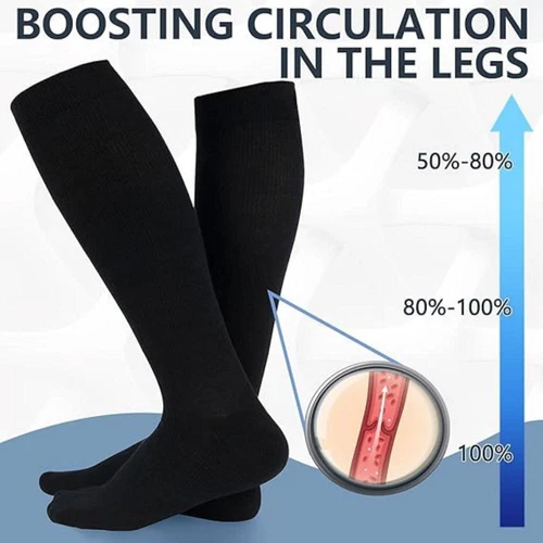 10-15 mmHg Compression Stockings Men Women Relief Varicose Veins Support Hose - Picture 13 of 26